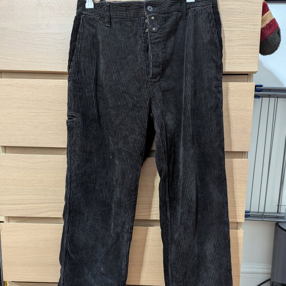 Rick Owens Main Line Archive Vintage 2000s Brown Corduroy Pants